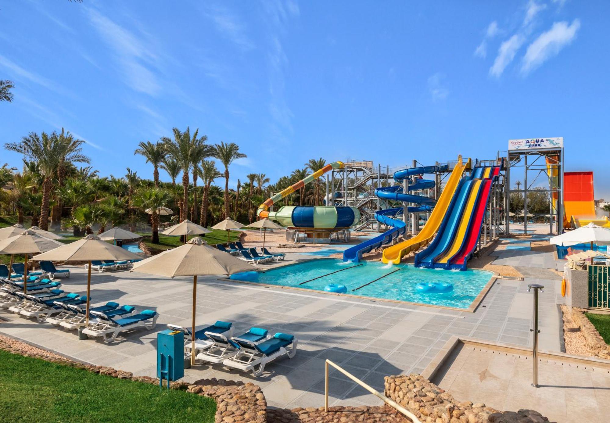 เอ็กซ์พีเรียนซ์ ไคโรซิซ พรีเมียร์ นามา เบย์ Hotel ชาร์มเอลชีค ภายนอก รูปภาพ Aqua Park at Hilton Sharm El Sheikh Resort